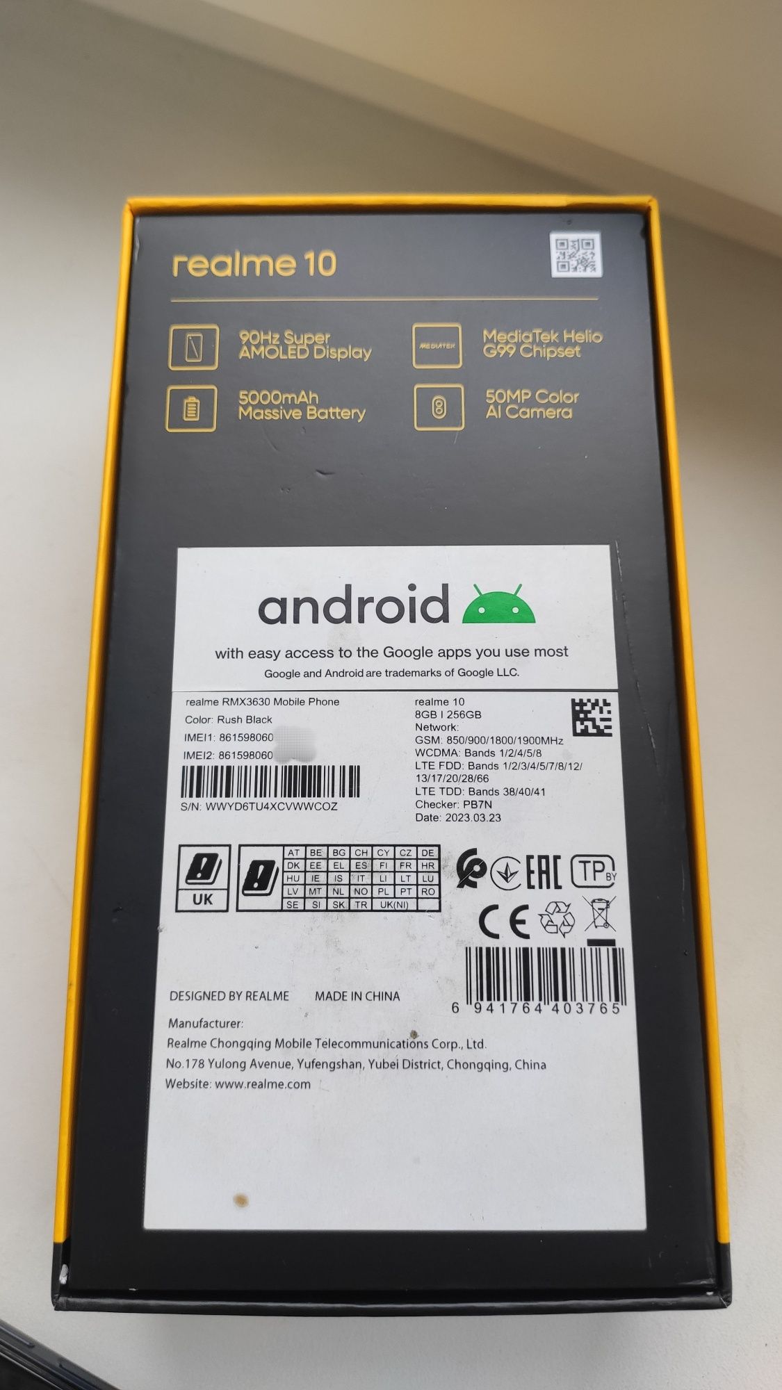 Realme 10 8/256gb