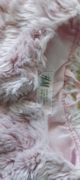 73. Kamizelka futerkowa h&m rozmiar 98