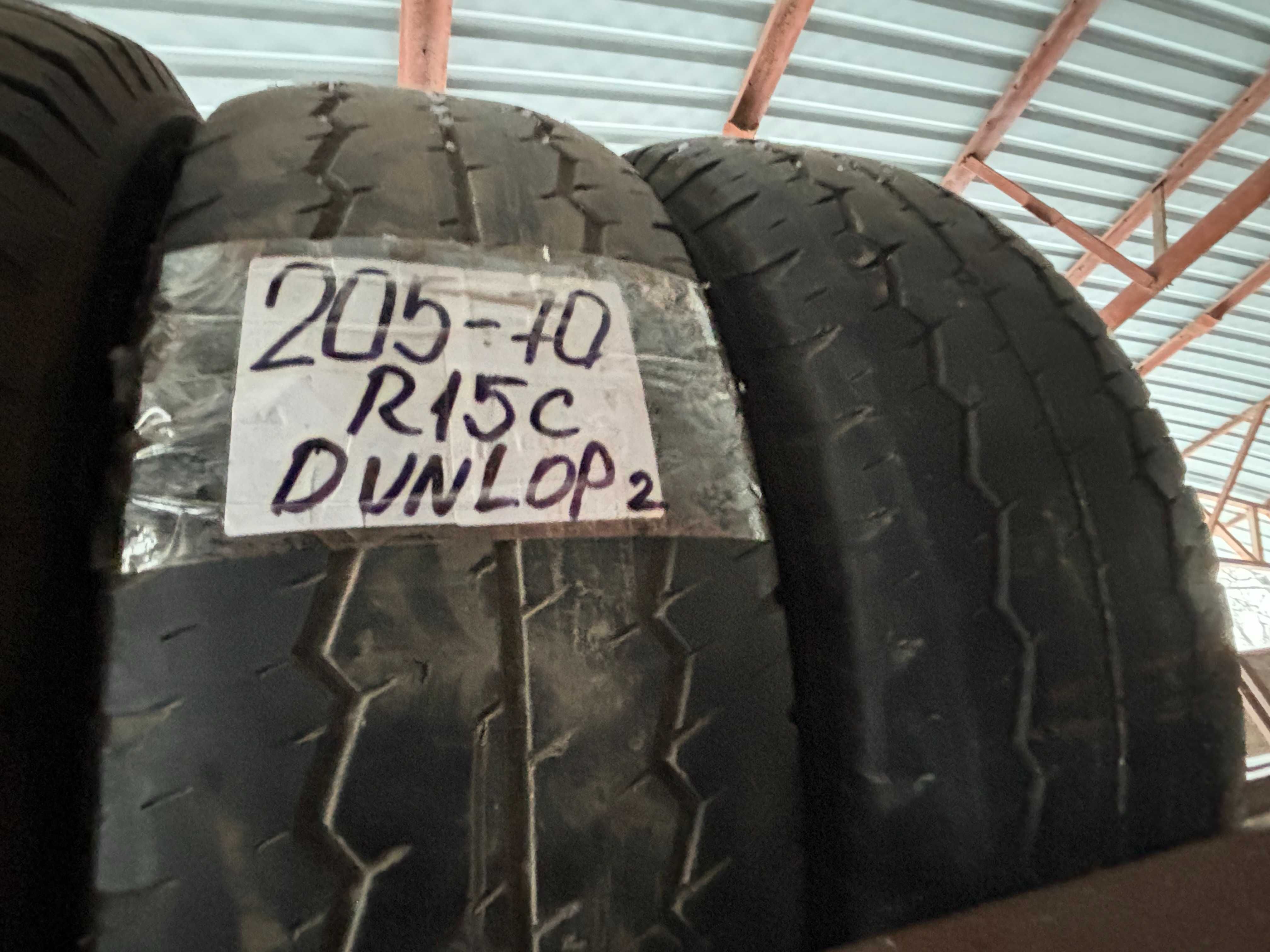 205-70-R15C GOOD YEAR\DUNLOP грузовая резина 2 штуки GERMANY