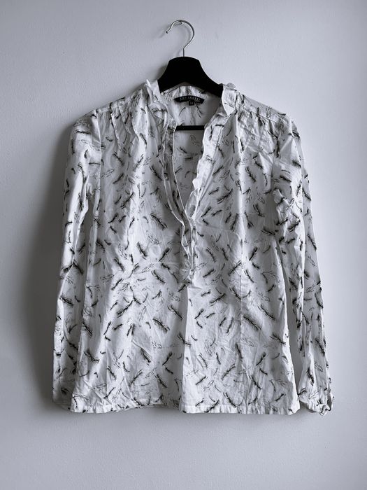 Koszula bawełniana w pióra 34, XS