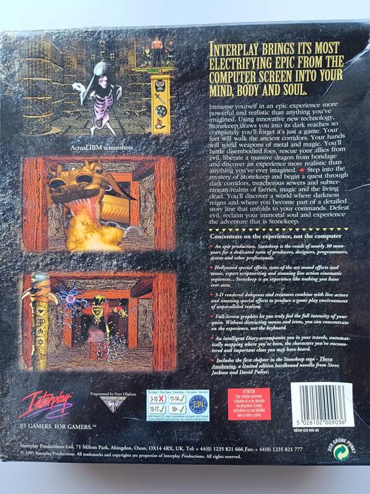 Jogo PC: Stonekeep - Completo e em muito bom estado