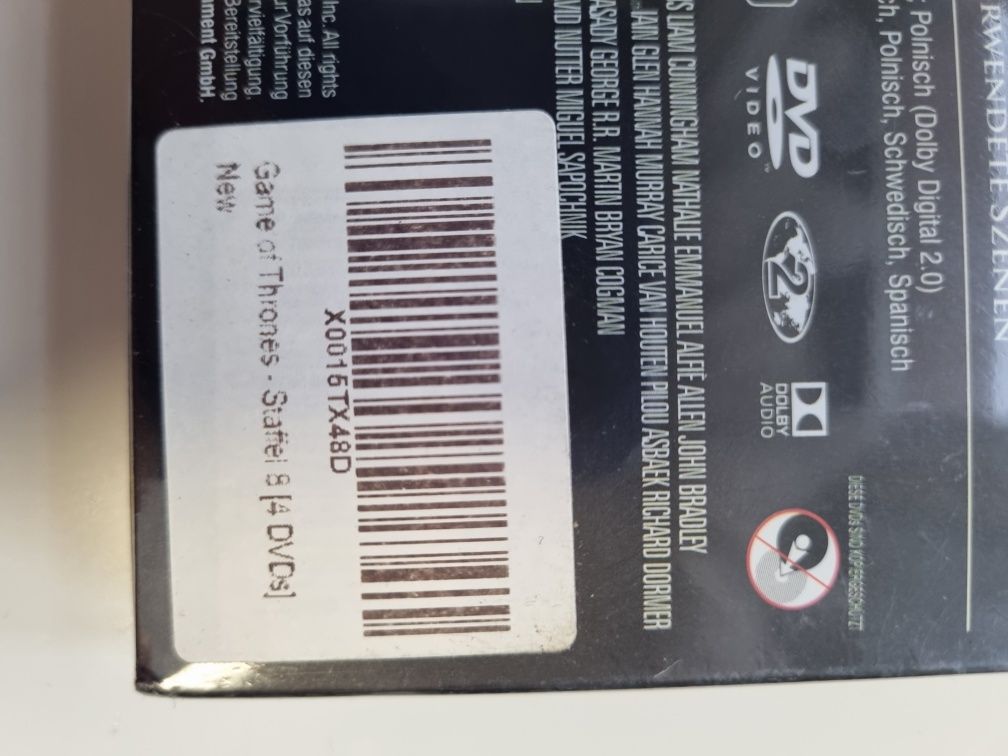 Gra o Tron Sezon 8 PL(4 DVD)
