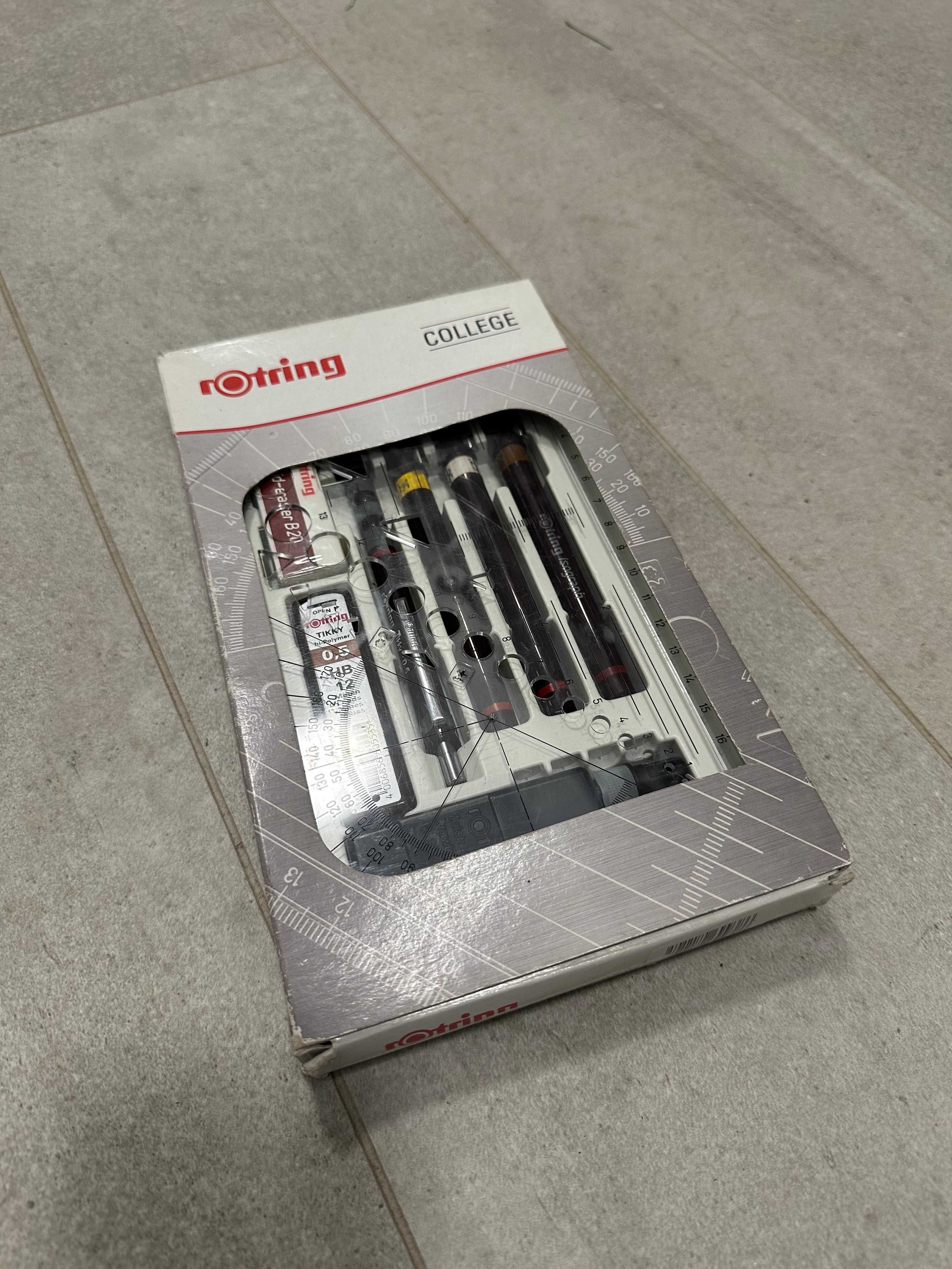 Zestaw rapidografów rOtring Isograph Combi College 0.25/0.35/0.50