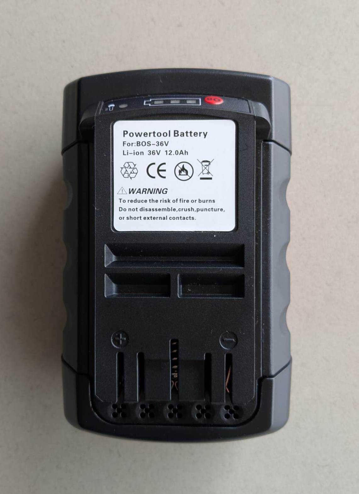 Bateria 36V 12.0Ah, compatível com ferramentas BOSCH