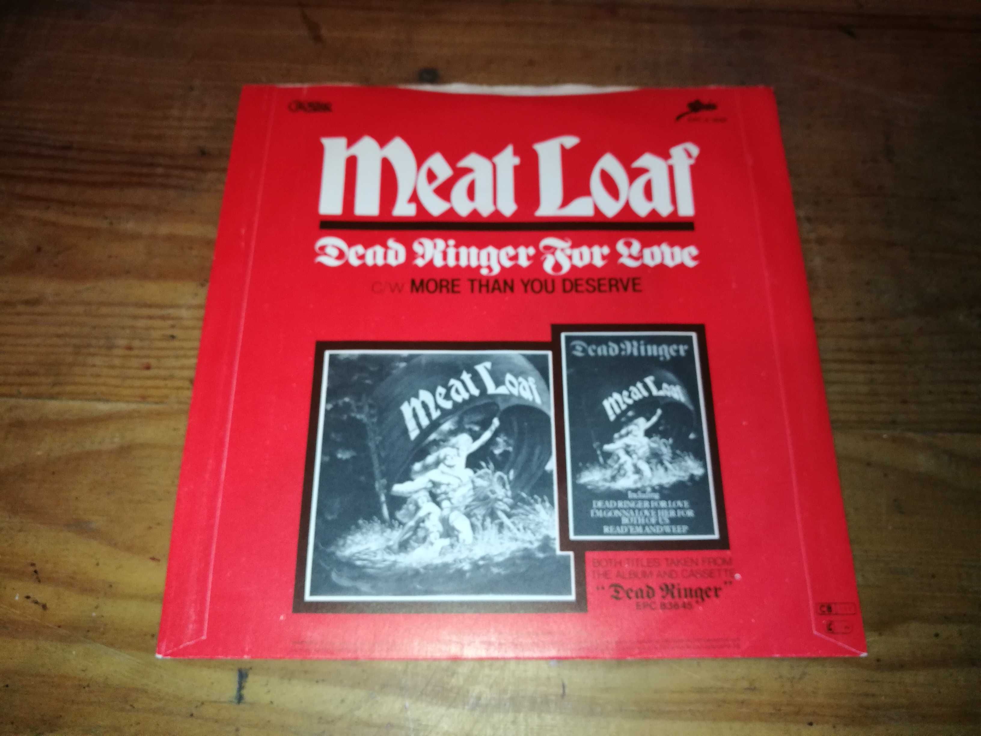 MEAT LOAF (Hard-Rock) Dead Ringer For Love (Ed Inglesa - 1981) SINGLE