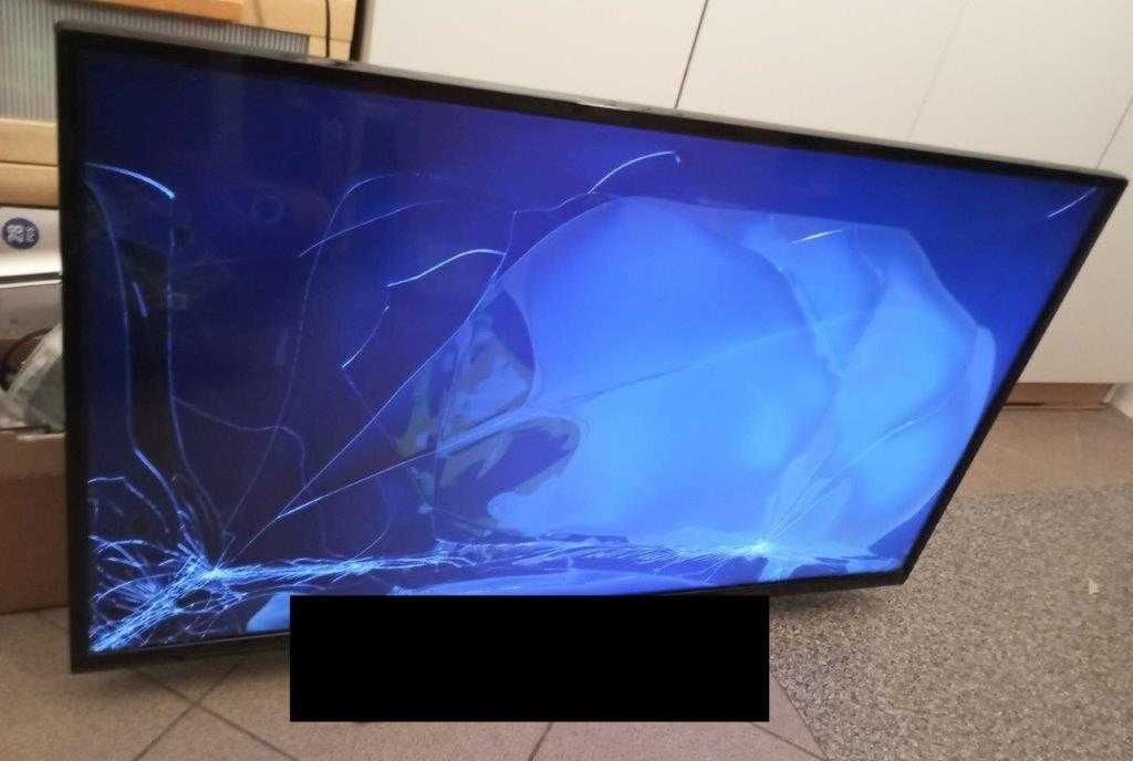 Zbity telewizor 43 cale na części telefunken D43F287M3CW z 2016 roku