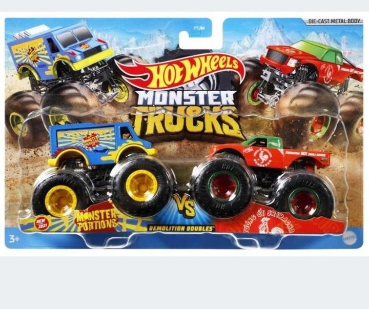 Hot Wheels Monster Trucks autka 1:64 nowe