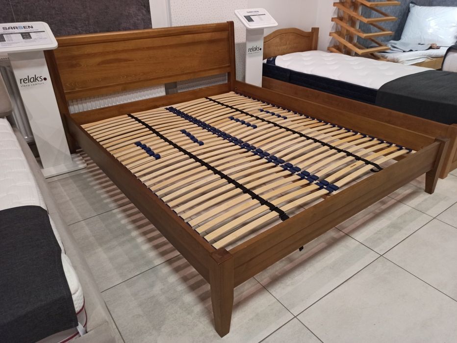Piękne łóżko drewniane 160x200 Jaspis 1