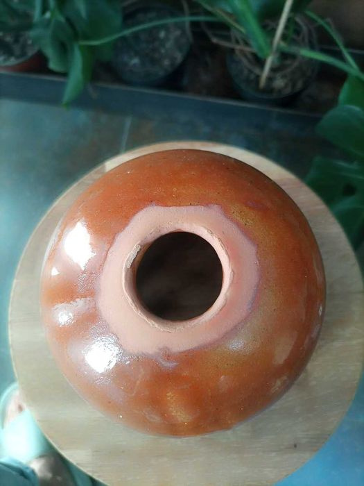 Ceramiczny klosz lampy vintage z otworami – lata 60./70 XXw