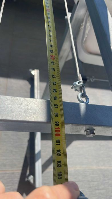 Estendal de roupa metálico