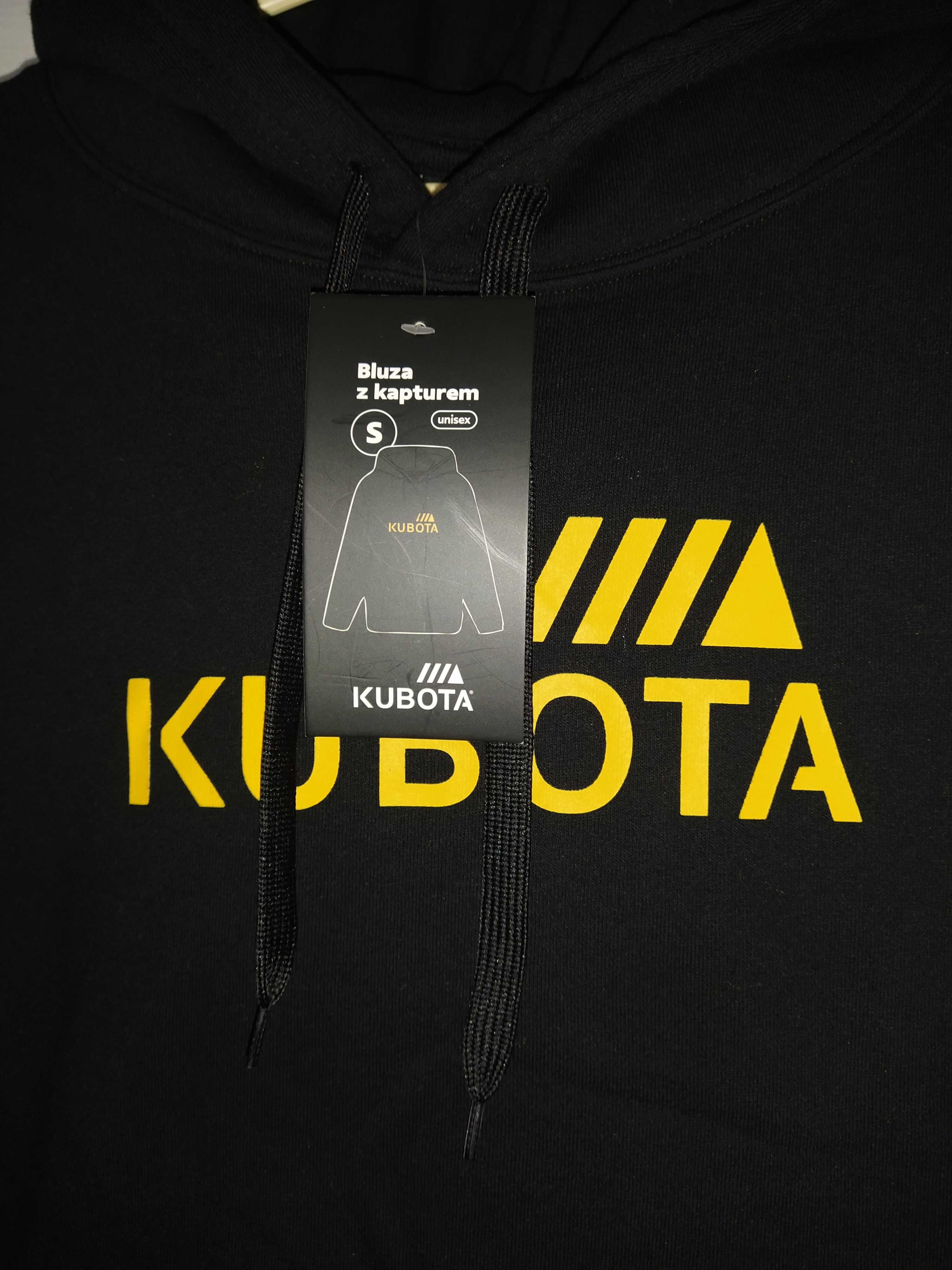 Czarna bluza z kapturem Kubota Unisex