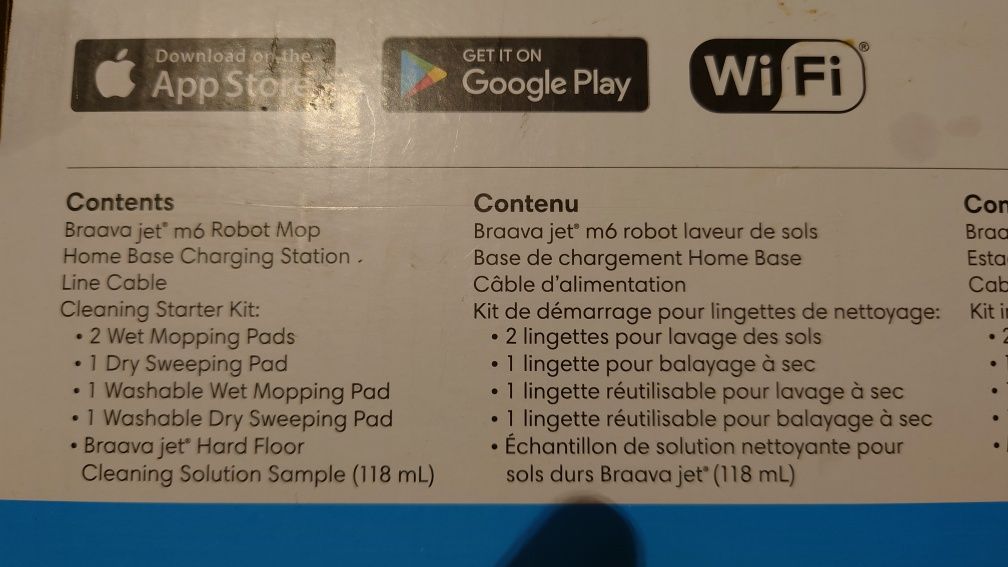 Irobot Jet m6 robô limpa pisos na caixa novo