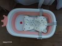 Ванночка для немовлят з матрасиком