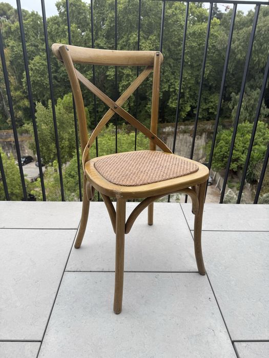 Cadeira madeira BANAK x2