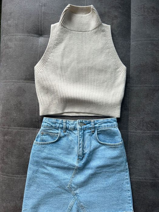 Топ бежевий Zara