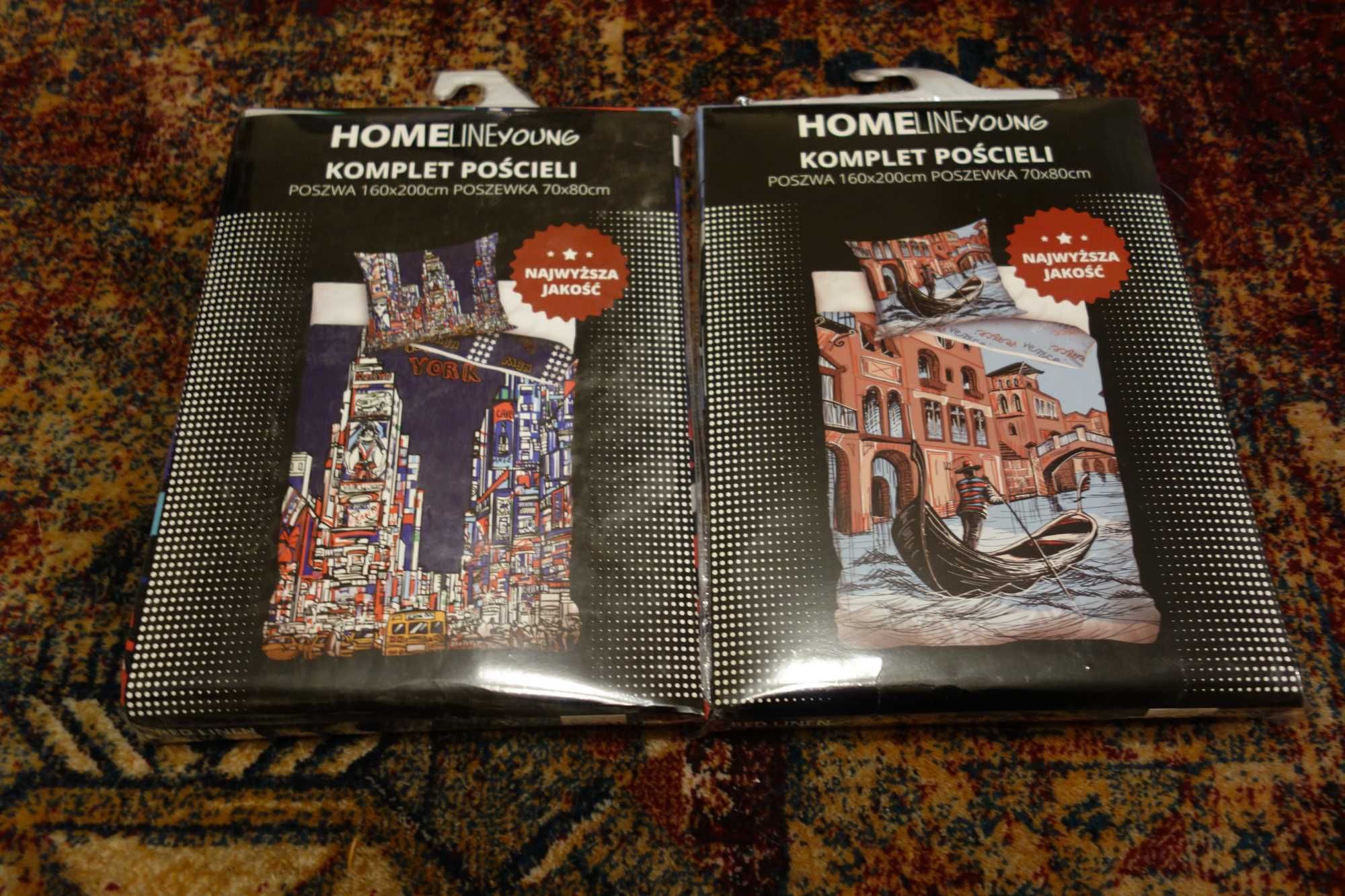 Pościel Młodzieżowa 160x200 New York, Wenecja, Carbotex.