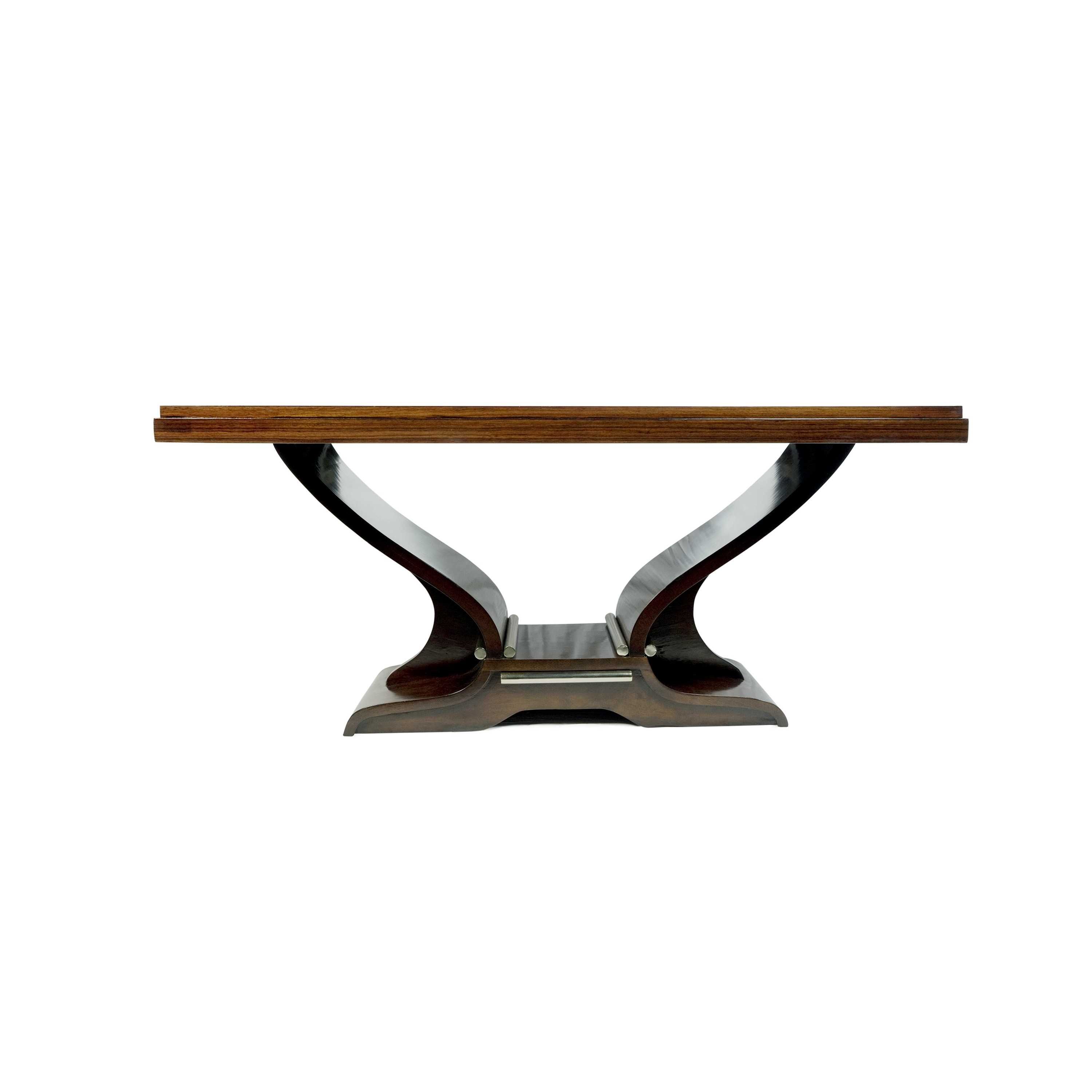 Mesa jantar pau santo Art Deco vintage | século XX