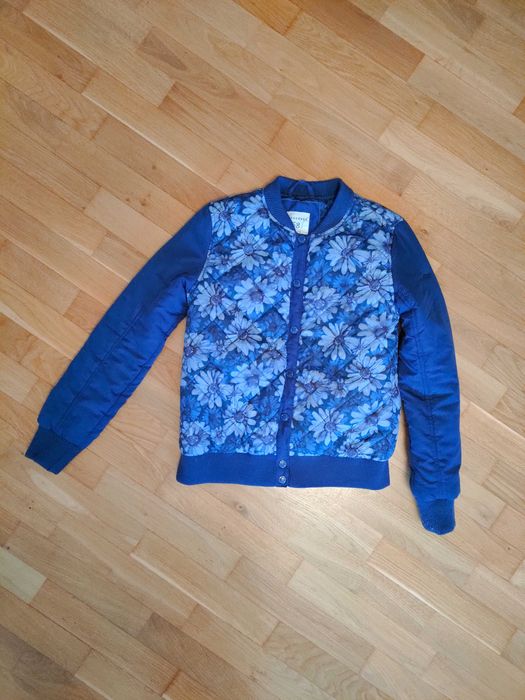 Kurtka dziewczęca, Reserved, niebieska z wzorem, Bardzo fajna, Polecam