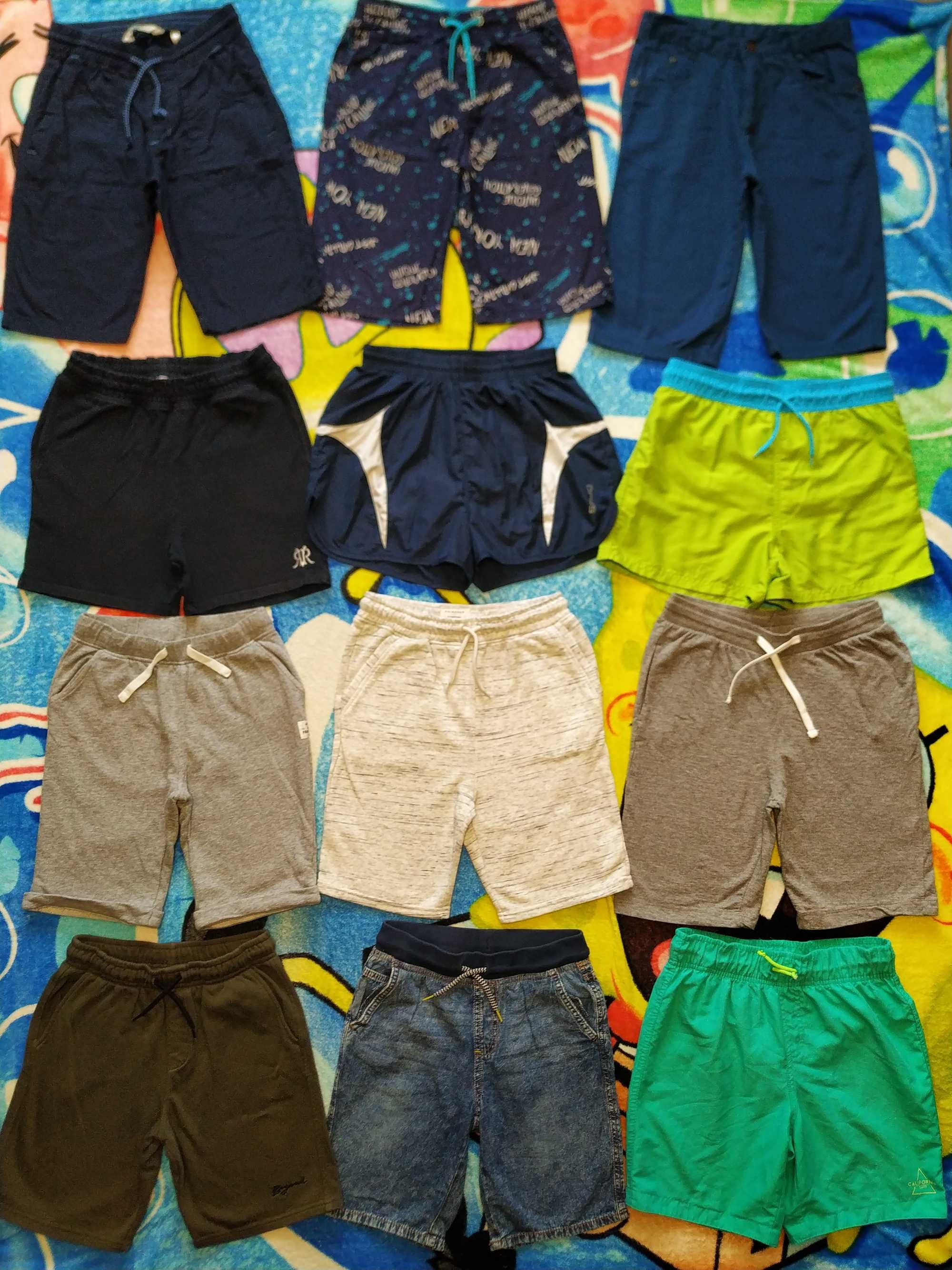 Яскраві,літні шорти для хлопчика 10-11 років