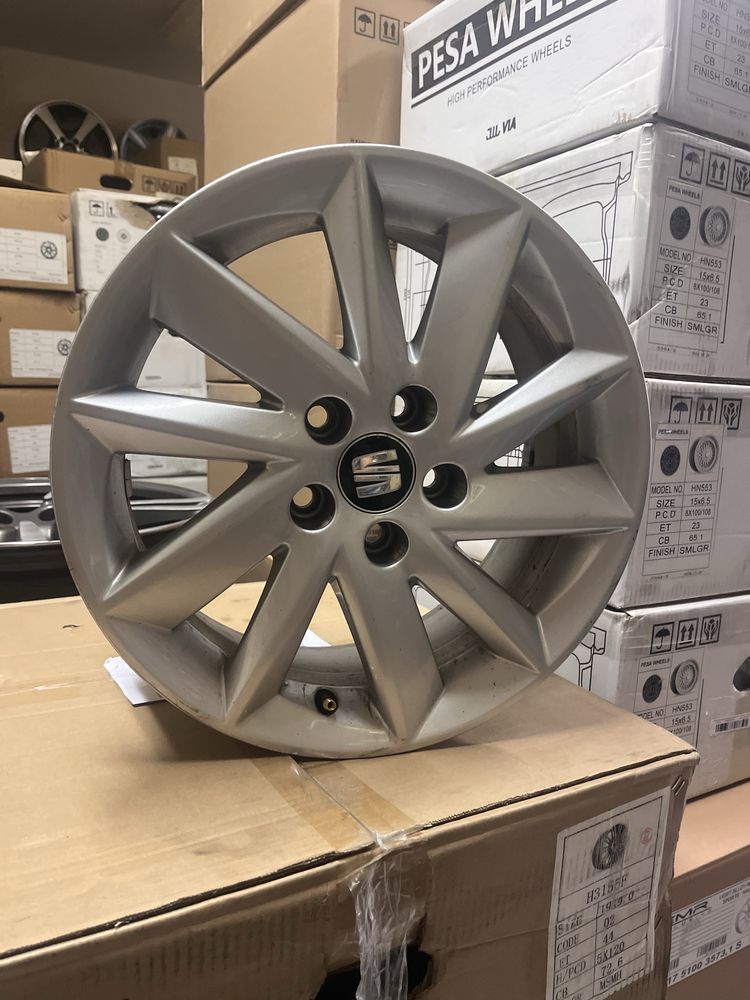 Jantes 15” 5x100 Originais Seat Ibiza Vw Polo Skoda Fabia