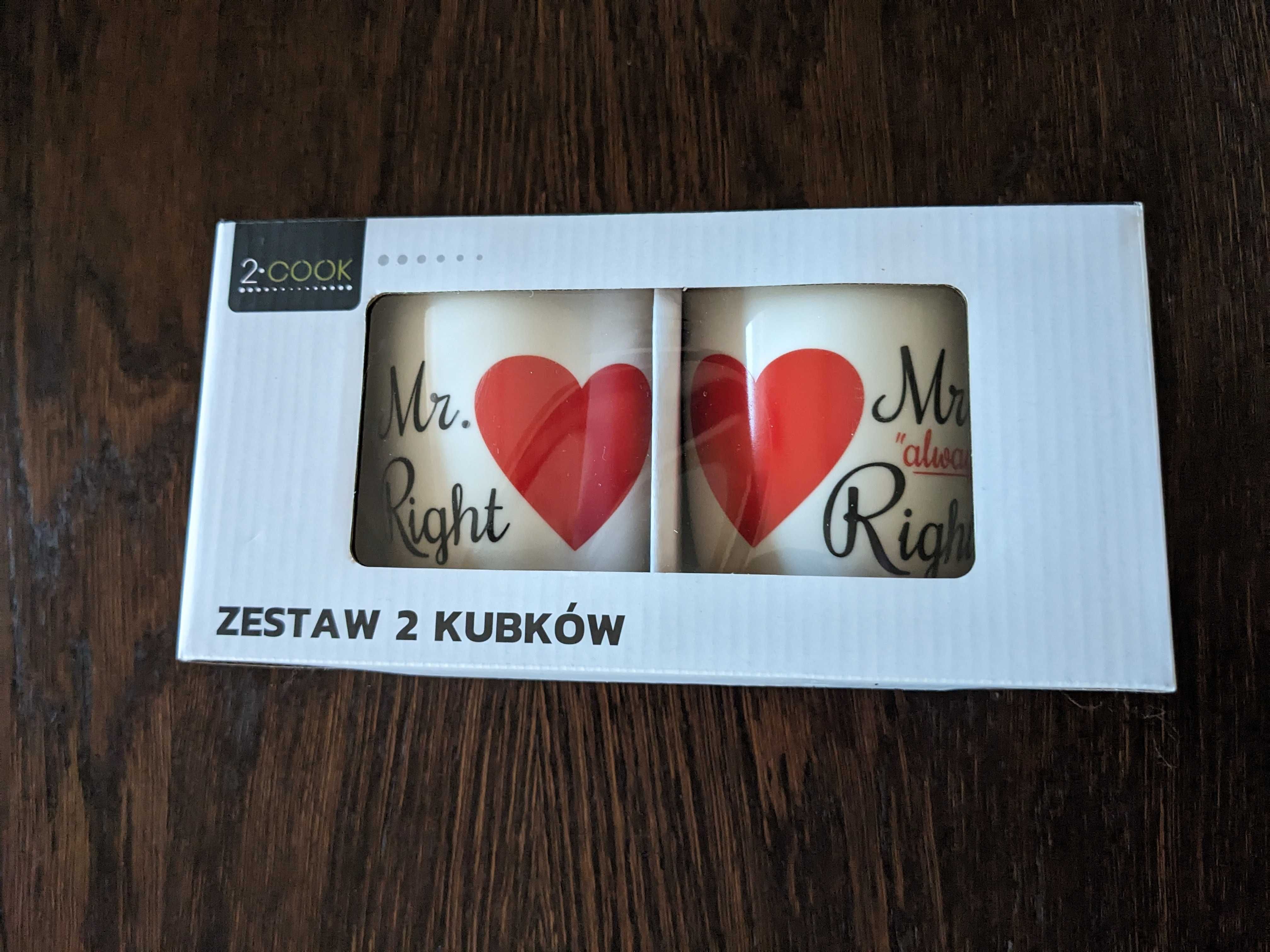 Mr & Mrs Right - Kubki dla pary prezent