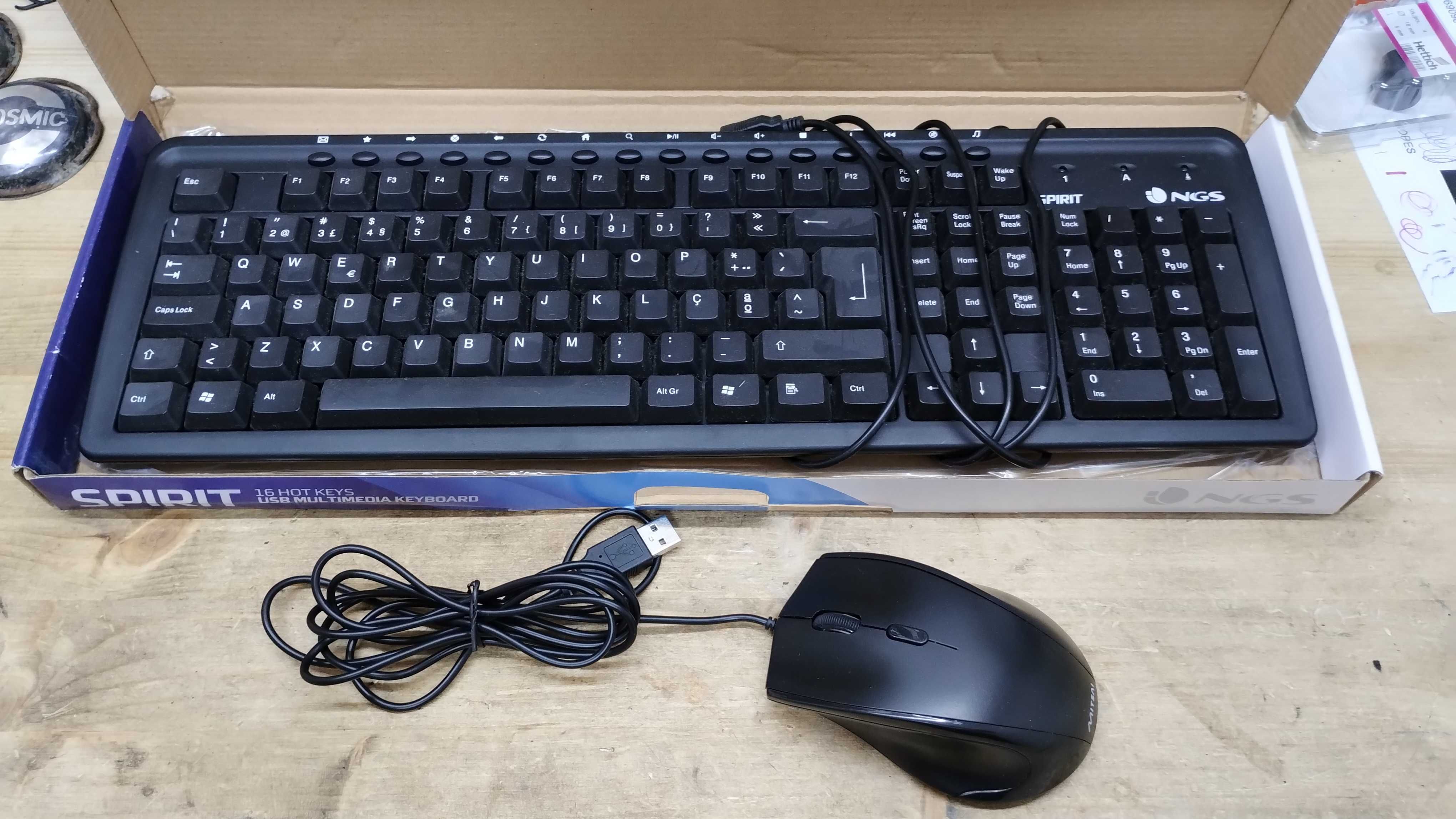 Teclado + Rato + Headset