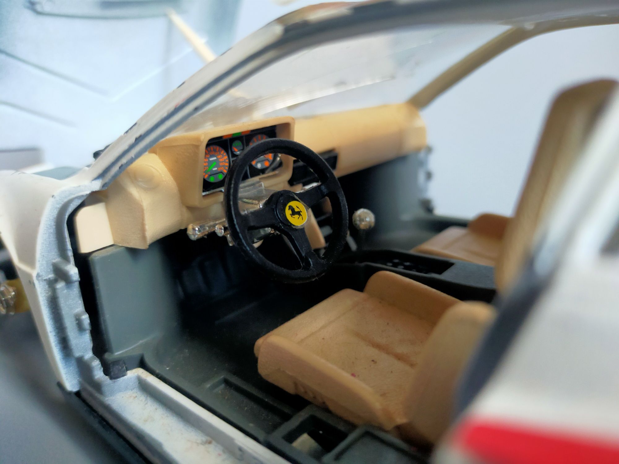 Bburago burago rzadki model Ferrari Testarossa 1984 Italia'90 1:18