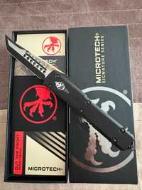 Microtech Ultratech Hellhound Black Blade Tactical Signature Serie