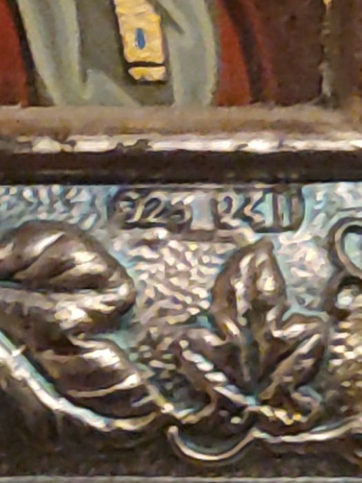 Икона серебряная 10*9