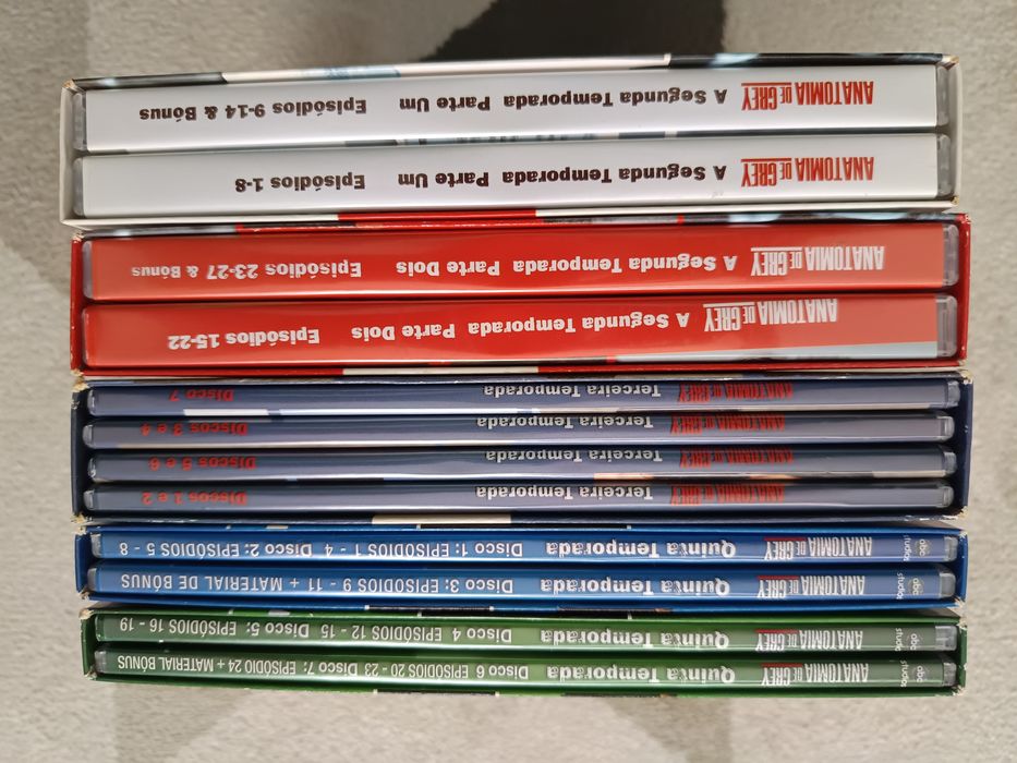 DVDs Coleção a anatomia de grey