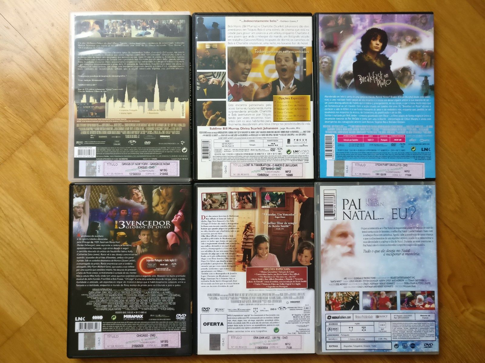 DVDs de filmes vários