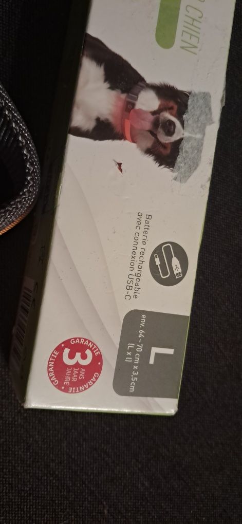 Obroża dla dużego psa Led rozmiar L zoofari