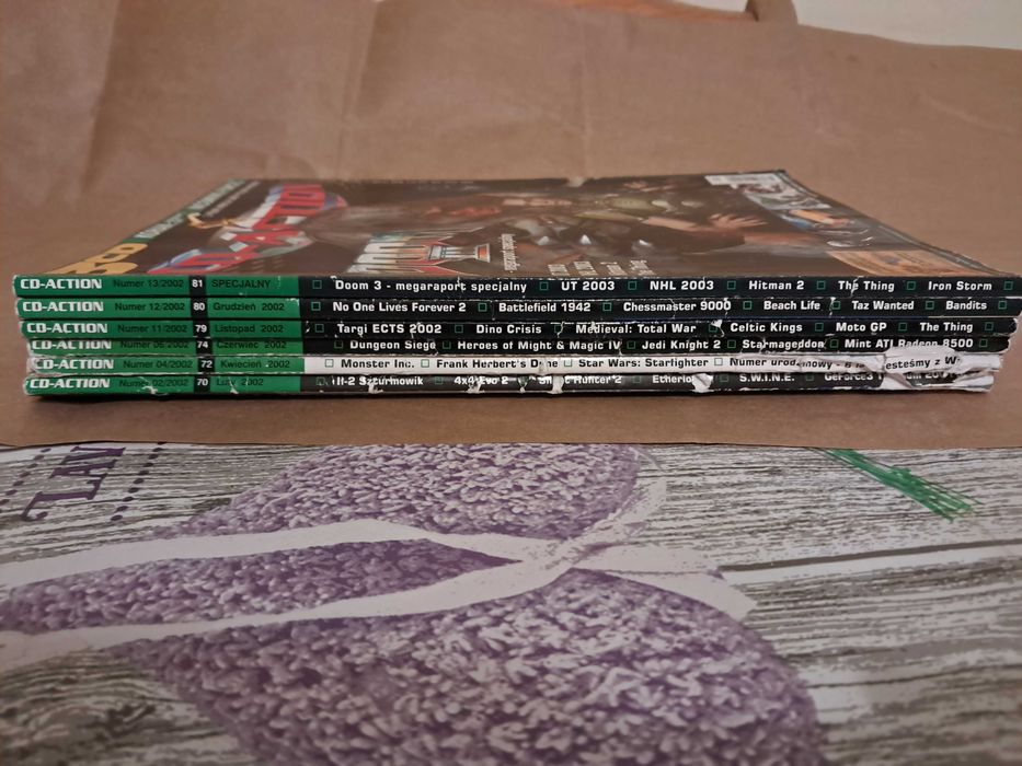 CD-Action Rocznik 2002 (70, 72, 74, 79-81)