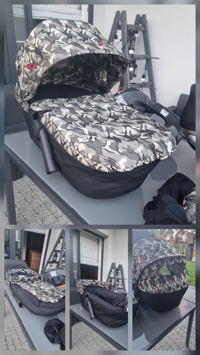 Cybex Priam, gondola, spacerówka, fotelik/łupina, baza, nosidł