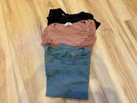 Cool Club  Zara C&A 3 bluzki z długim rękawem dla dziewczynki 128
