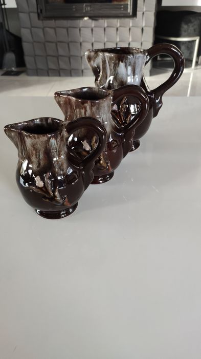 Dzbanki zestaw ceramiczne stare