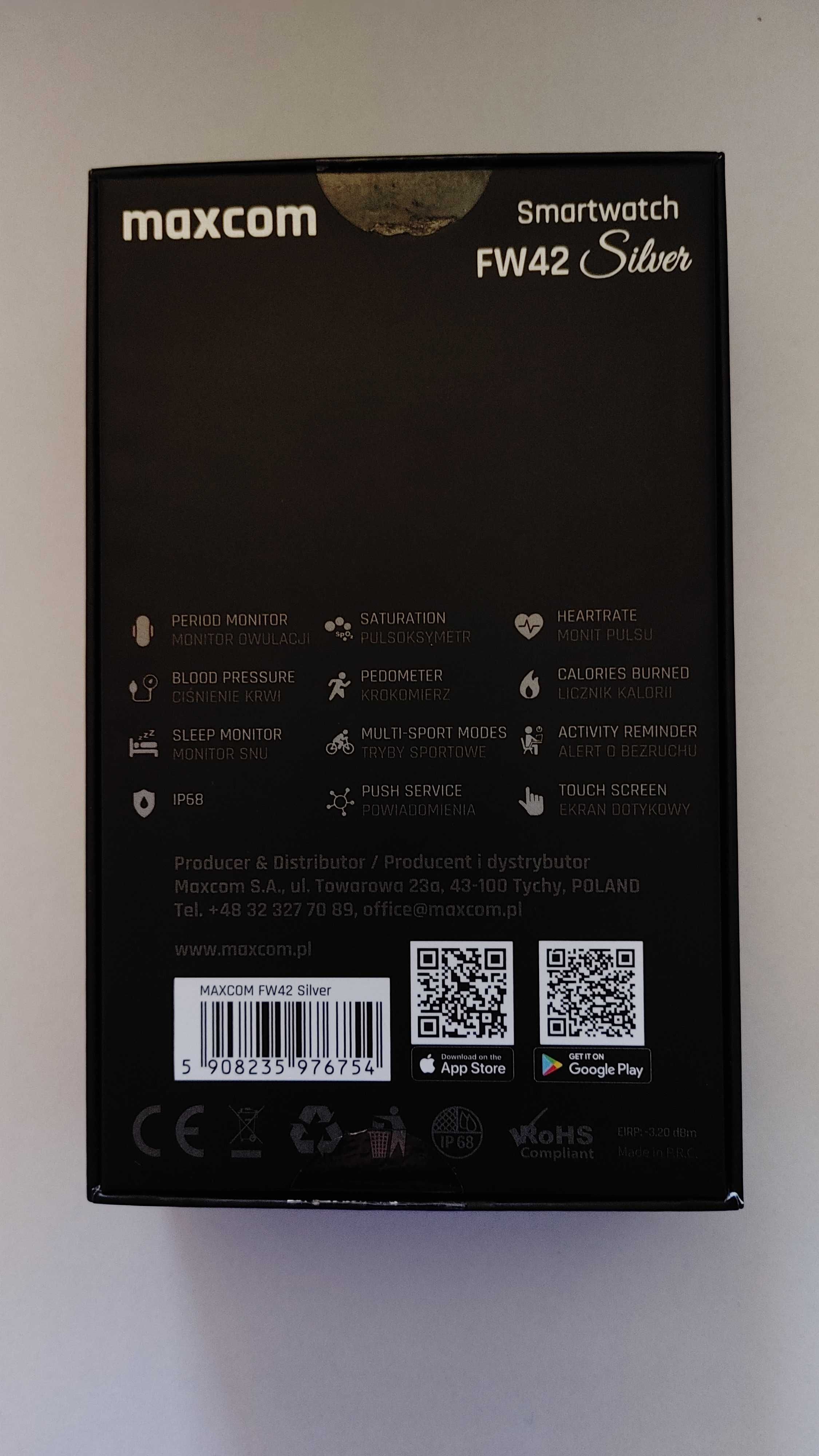 Smartwatch Maxcom FW42 Silver