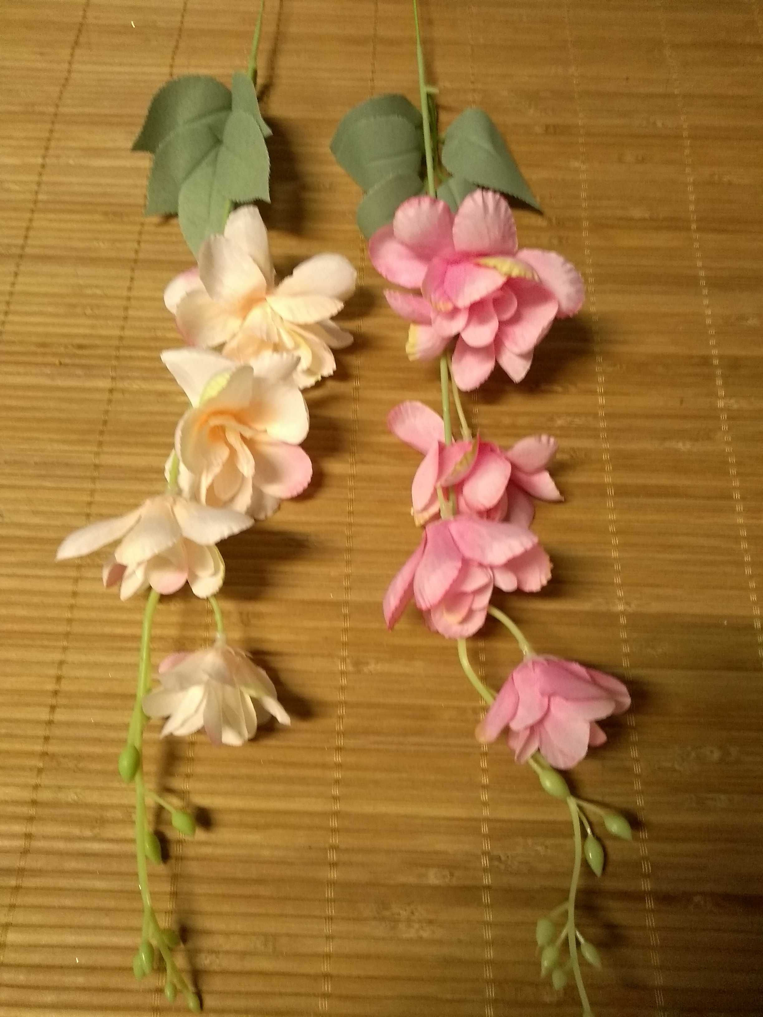 Malwa gałązka, sztuczne kwiaty