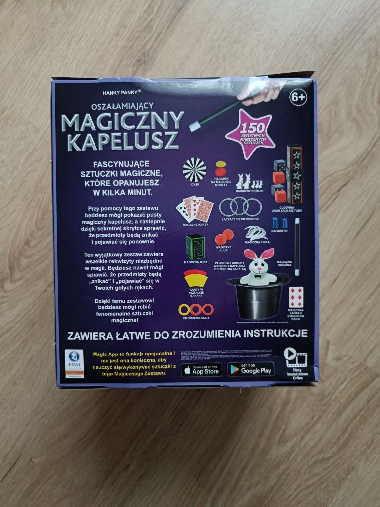 Magiczny Kapelusz zestaw 150 sztuczek Cartamundi nowy