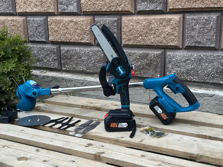 Акумуляторний набір Makita тример Ur100Dwae гілкоріз Makita Duc 155Nh