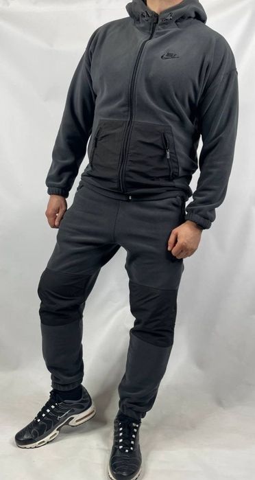 Мужской зимний спортивный костюм Nike флисовый
