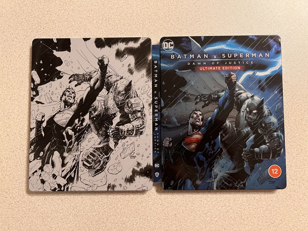 Batman v Superman Dawn of Justice 4k UHD Steelbook + protektor