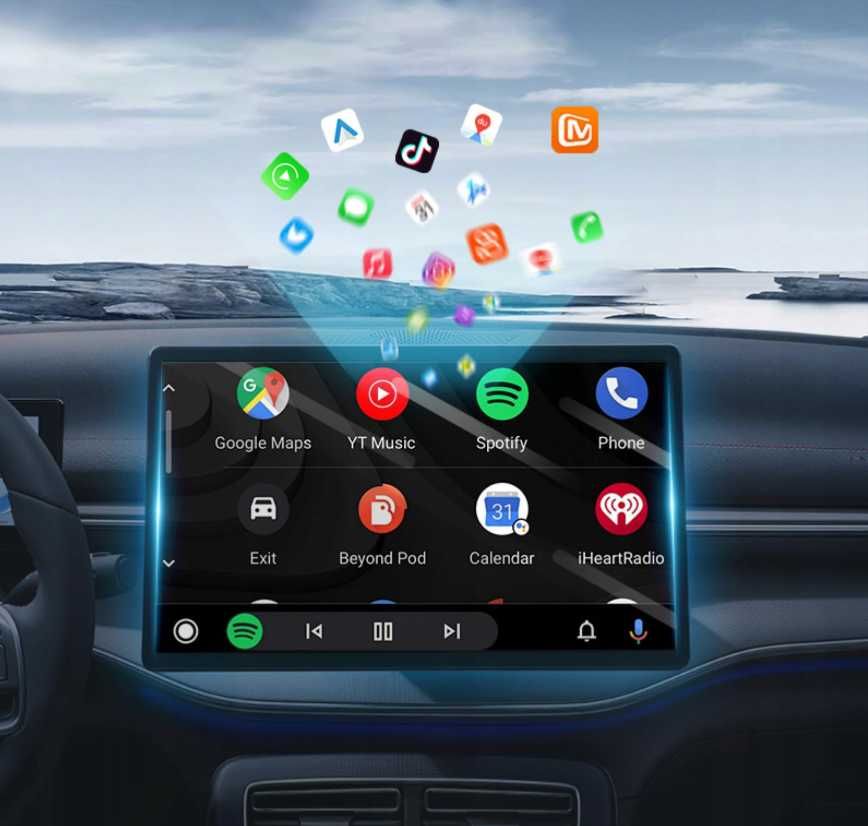 Bezprzewodowy Adapter Mini USB CarPlay do iPhone iOS ANDROID AUTO