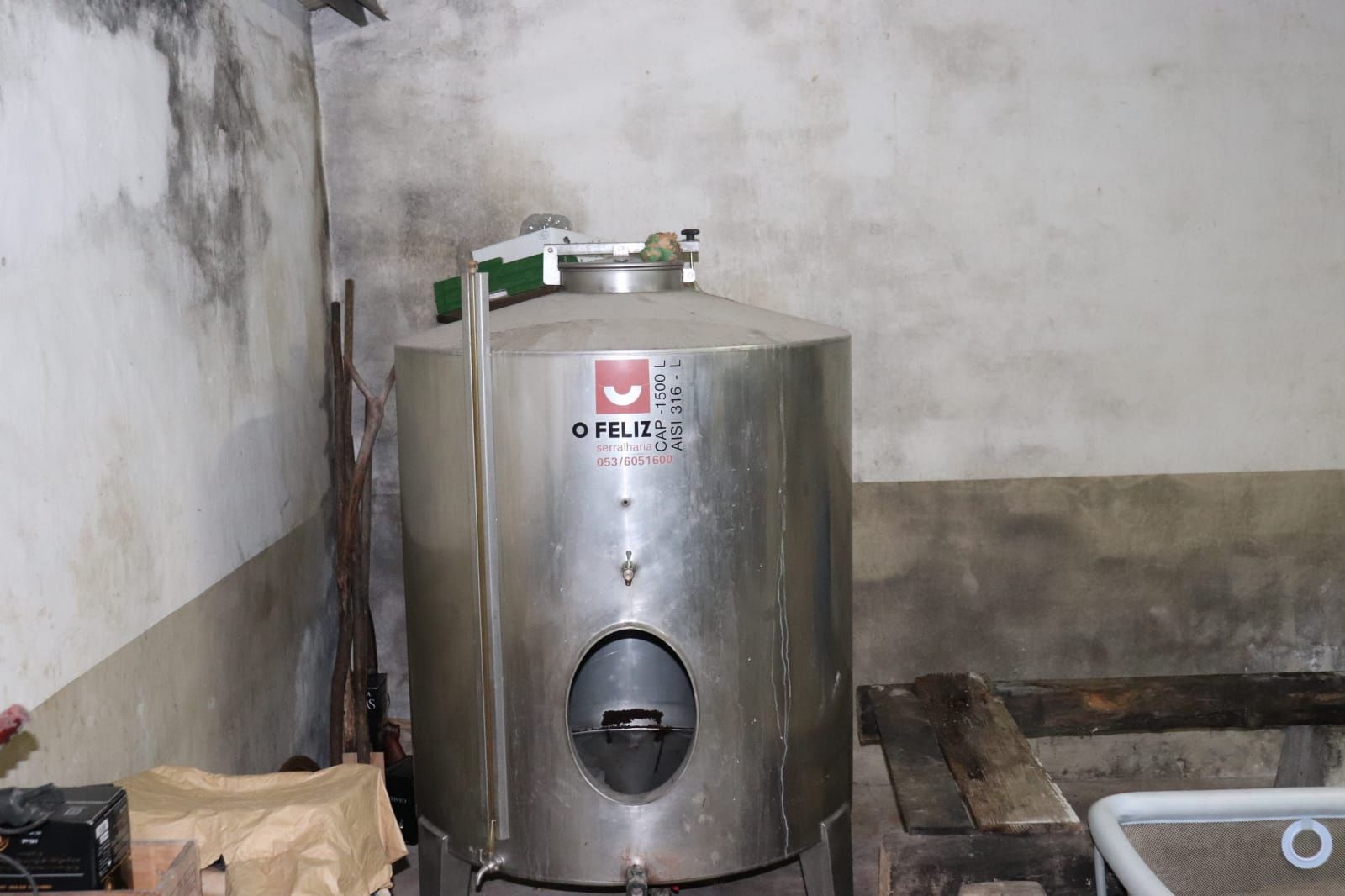 Depósito de Inox de 1500L