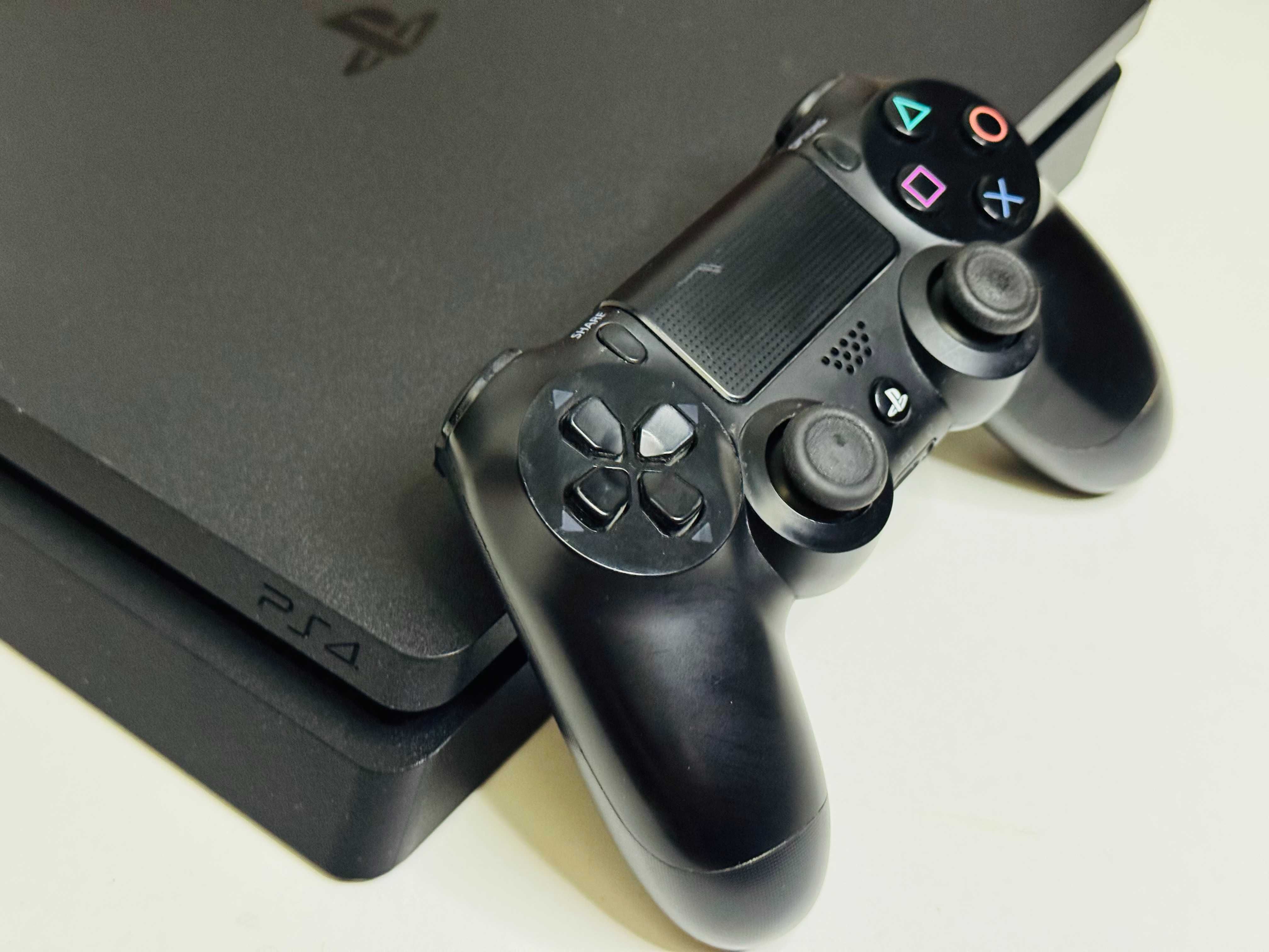 Konsola PlayStation 4 Slim PS4 Slim 500GB z Padem Super Stan