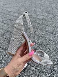 Sandały szpilki Steve Madden Crystal cyrkonie cudo 36 wesele imprezy