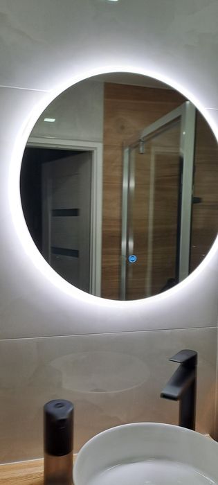 Lustro okrągłe podświetlane 60cm średnica
