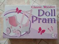 Wózek drewniany pchacz Doll Pram