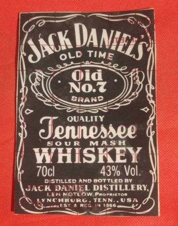 Jack Daniels (autocolante vintage).