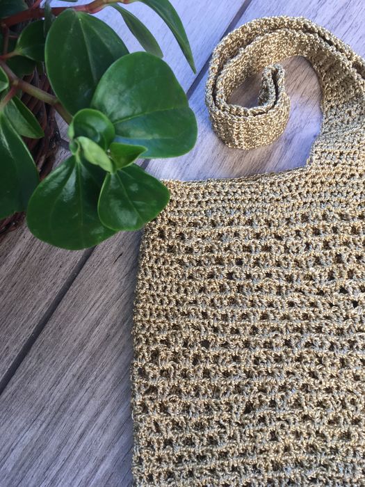 Shopperka torebka handmade Sand